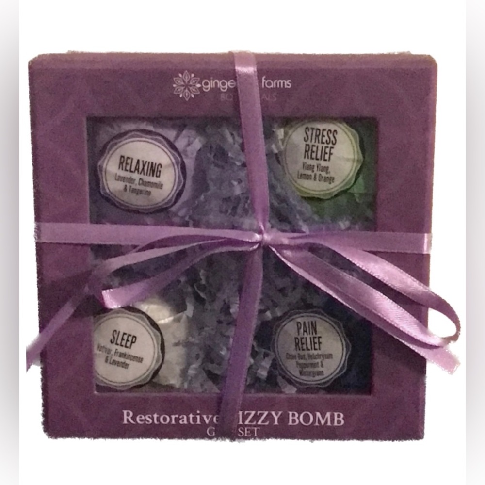 Ginger Lily Farms Restorative Fizzy Bomb Gift Set~ NIB!
